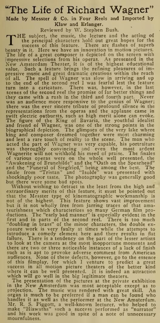 The Life of Richard Wagner