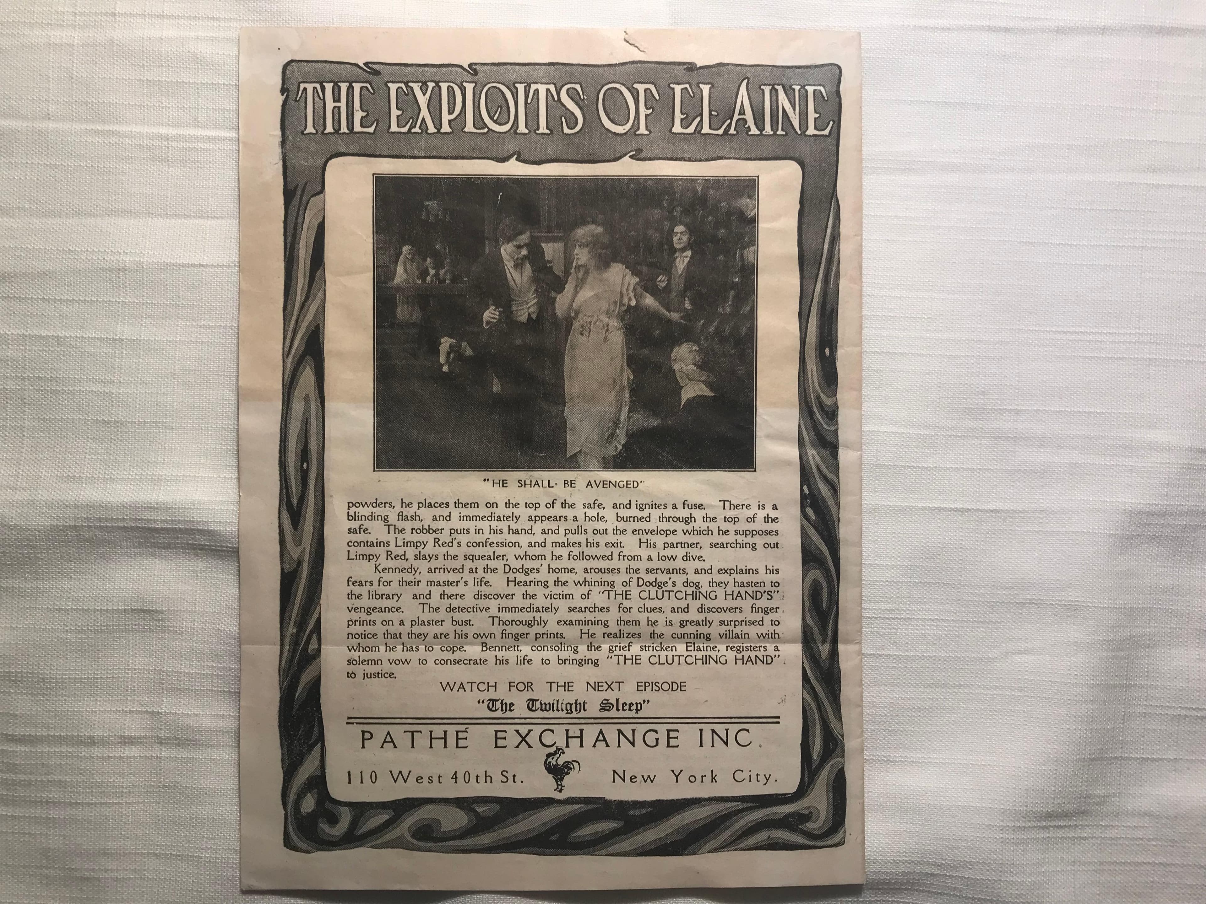 The Exploits of Elaine photo