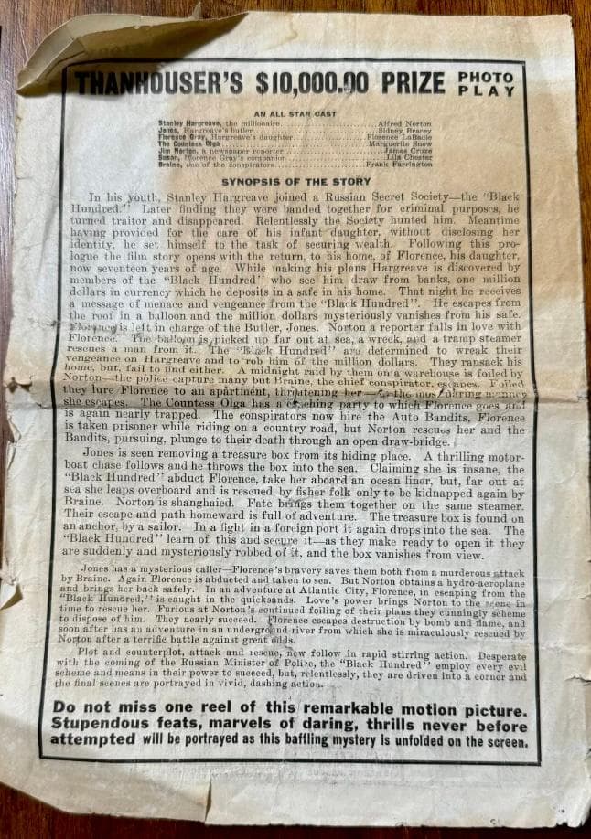 The Million Dollar Mystery photo