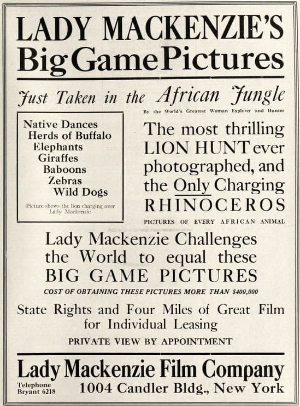 Lady Mackenzie's Big Game Pictures