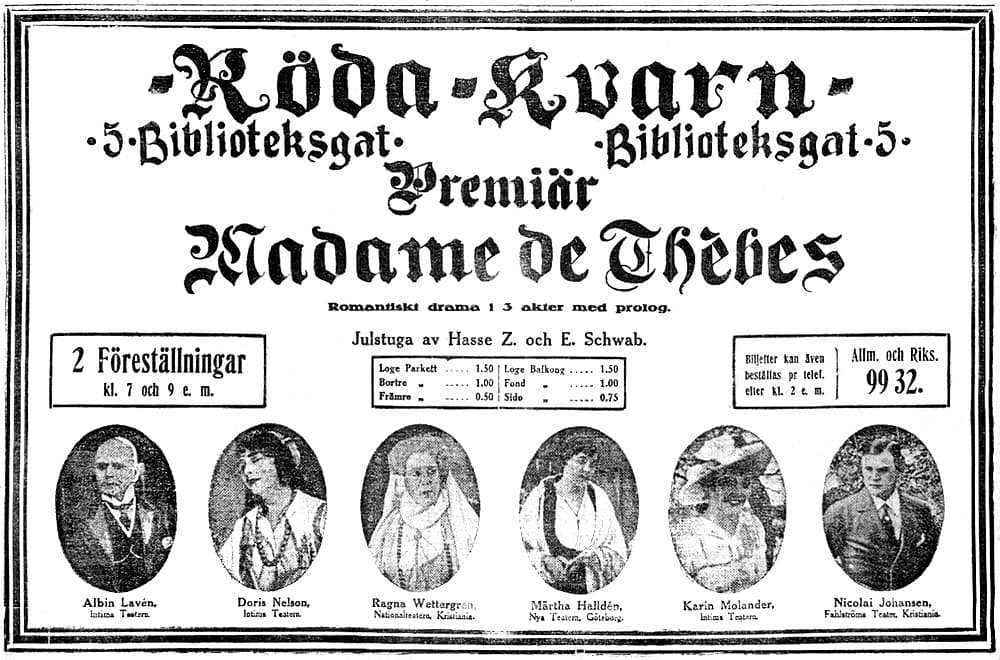 Madame de Thebes photo