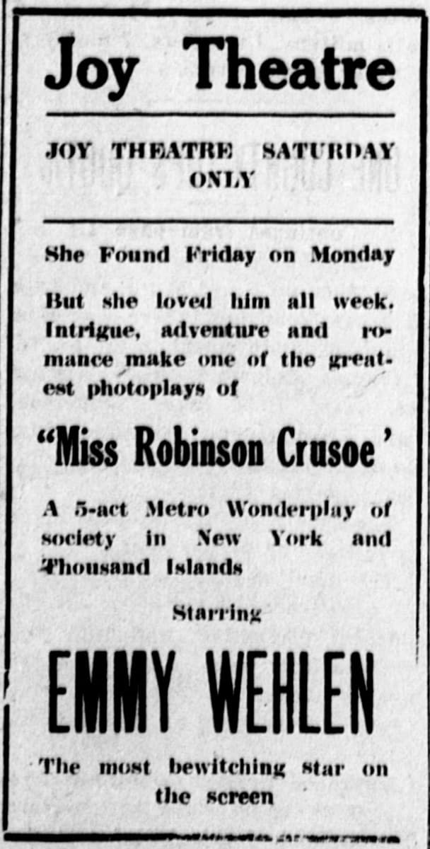 Miss Robinson Crusoe