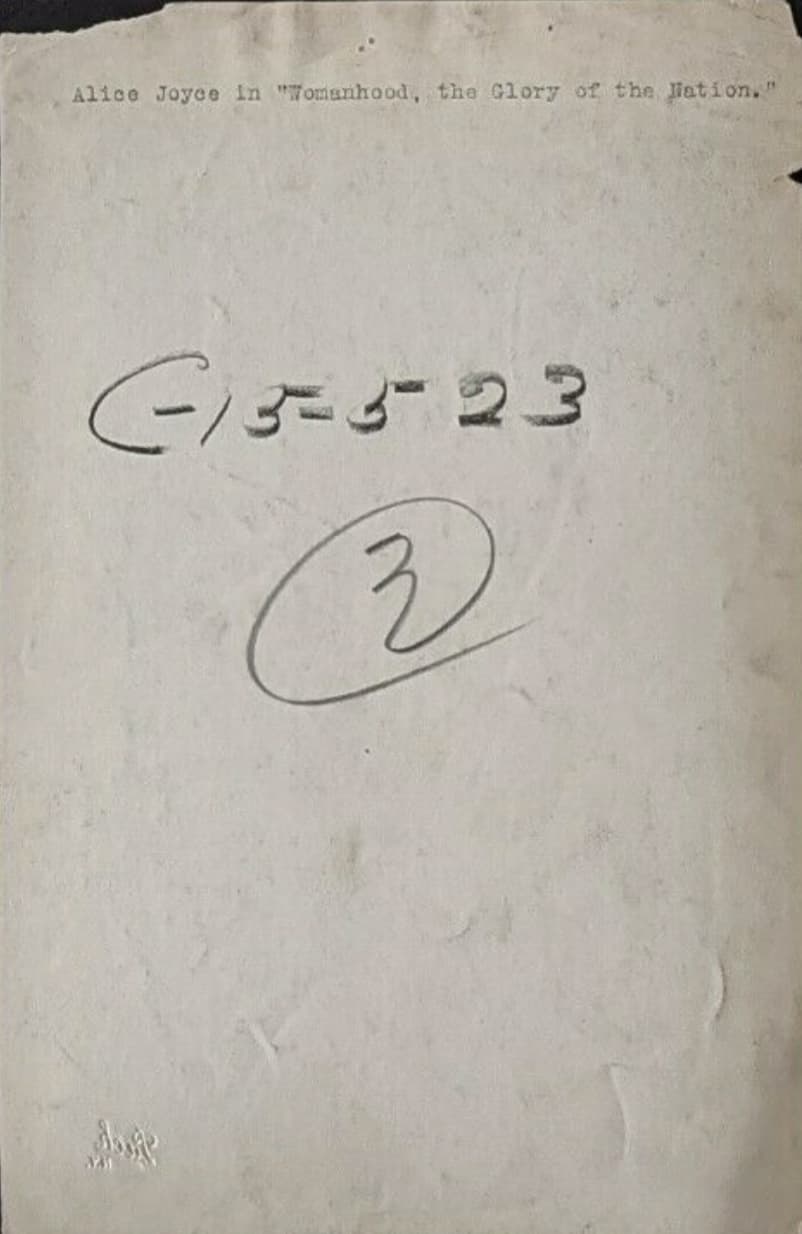 Womanhood, the Glory of the Nation photo