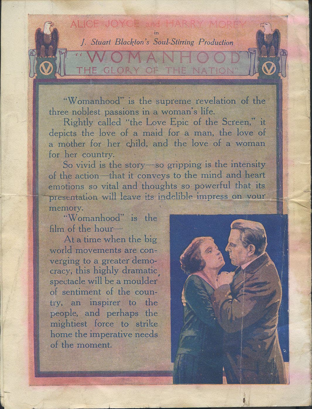 Womanhood, the Glory of the Nation