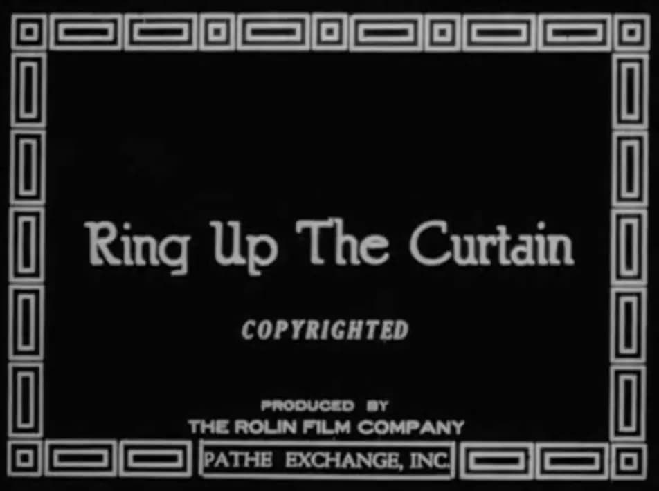 Ring Up the Curtain
