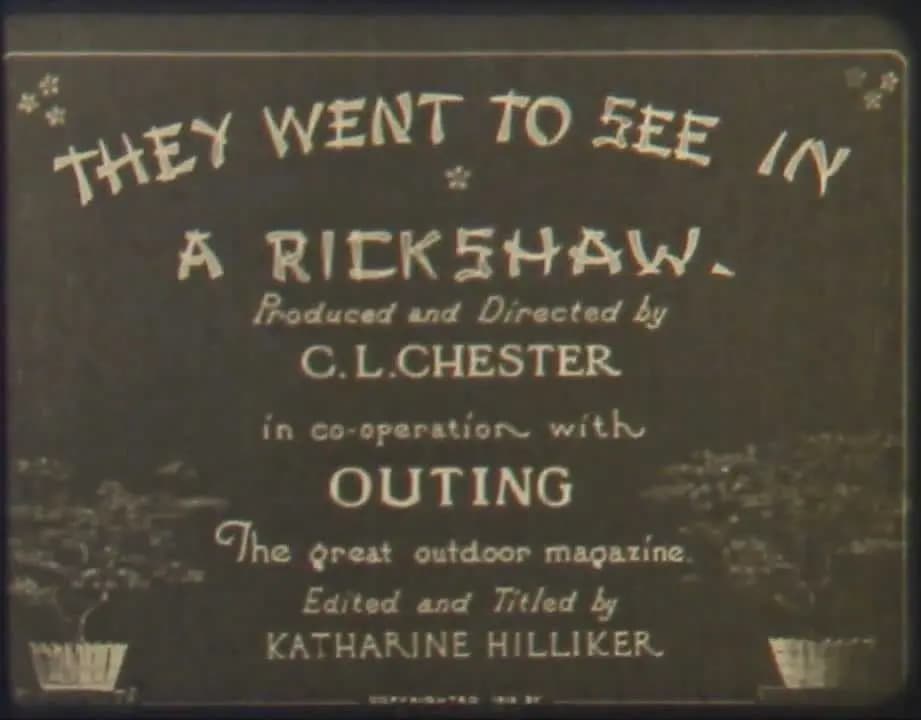 She Went to See in a Rickshaw