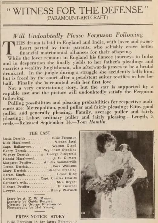 The Witness for the Defense