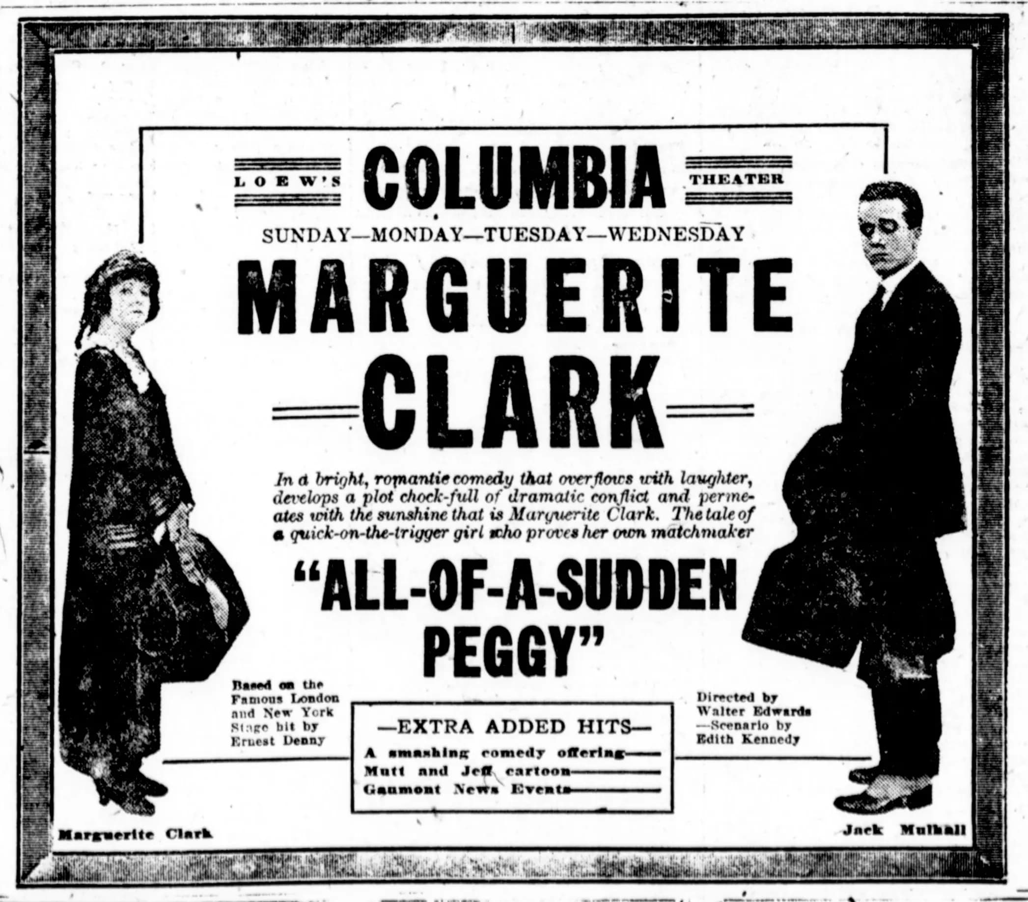 All of a Sudden Peggy