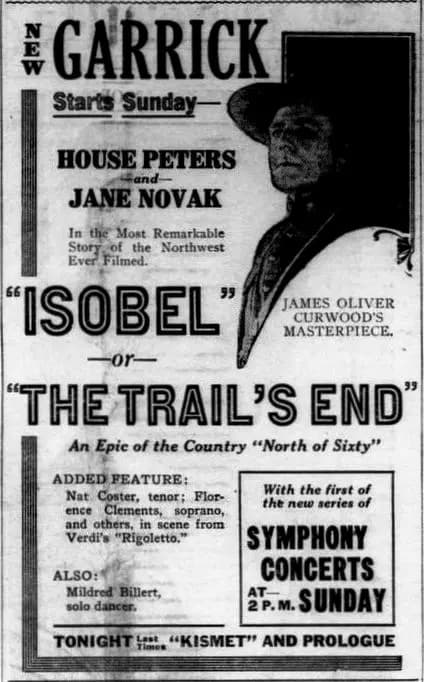 Isobel or the Trail's End