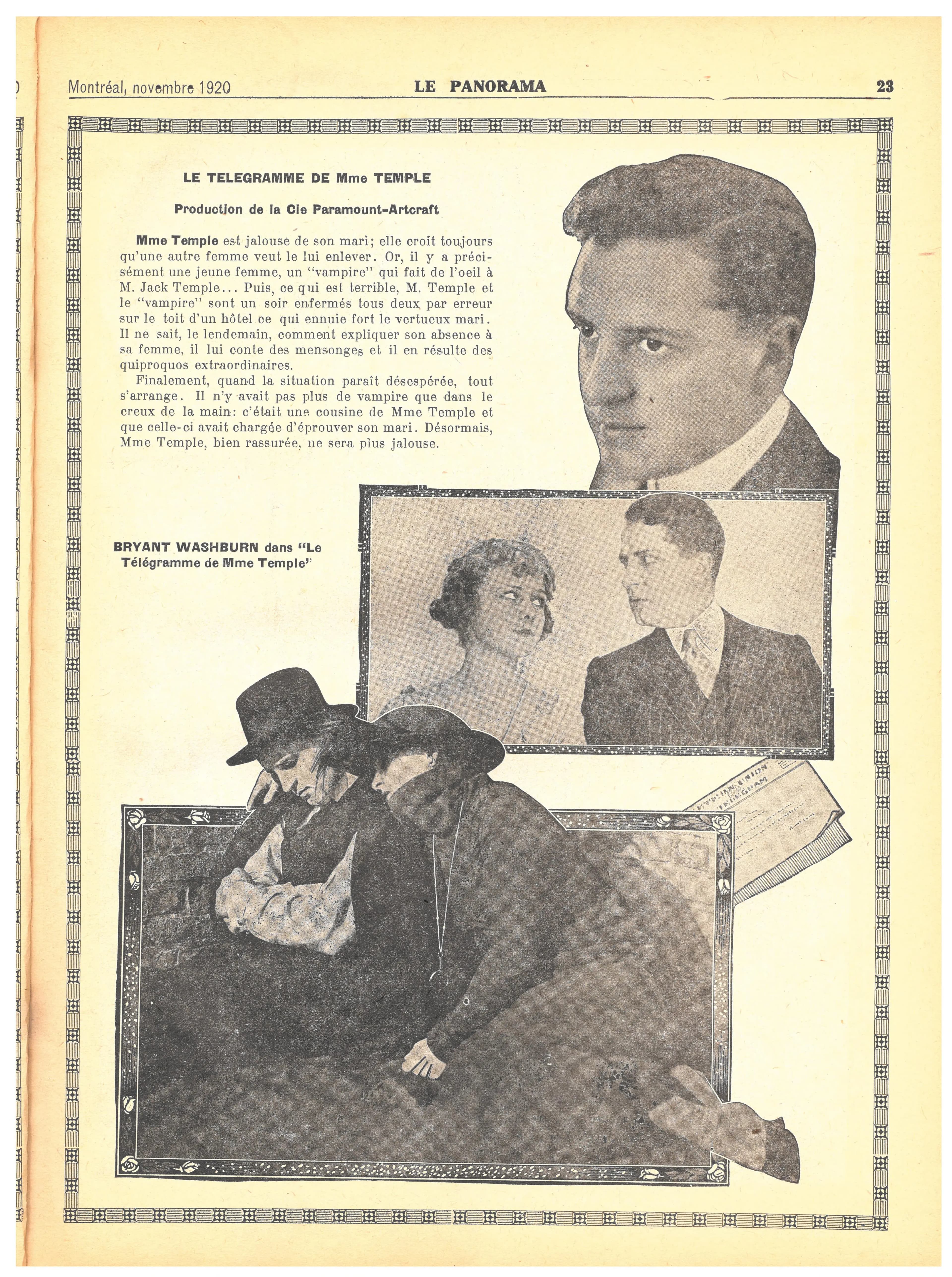 Mrs. Temple's Telegram