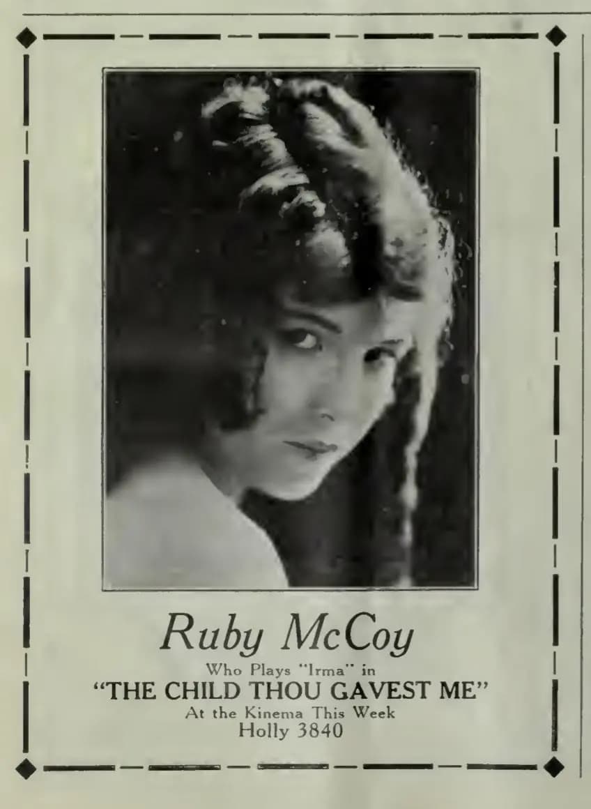 The Child Thou Gavest Me