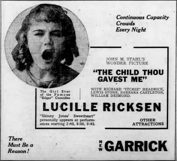 The Child Thou Gavest Me