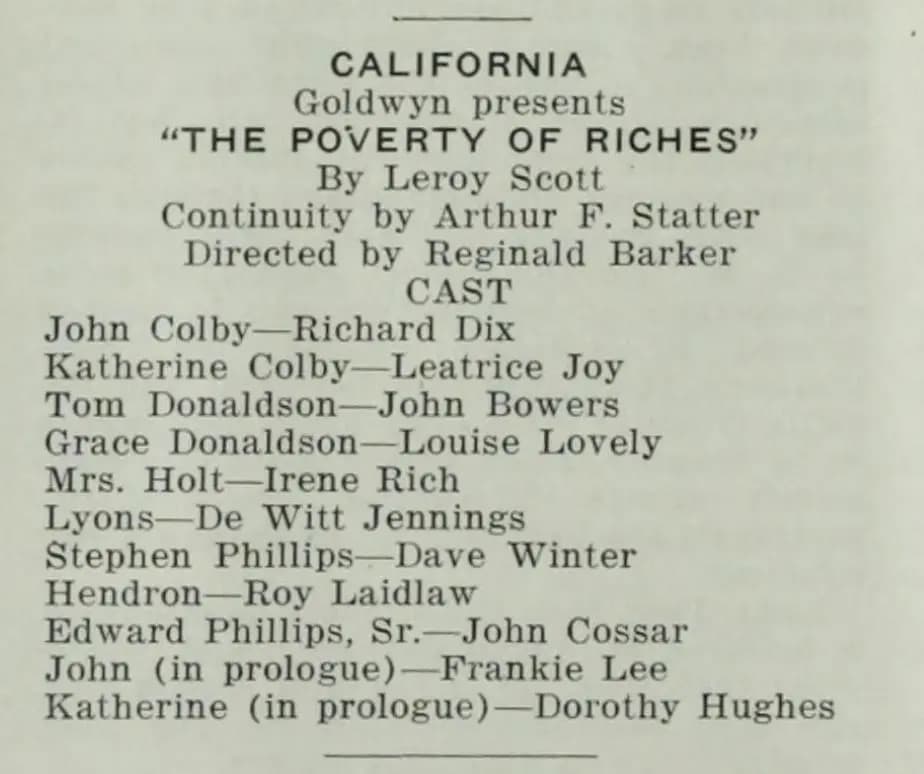 The Poverty of Riches photo