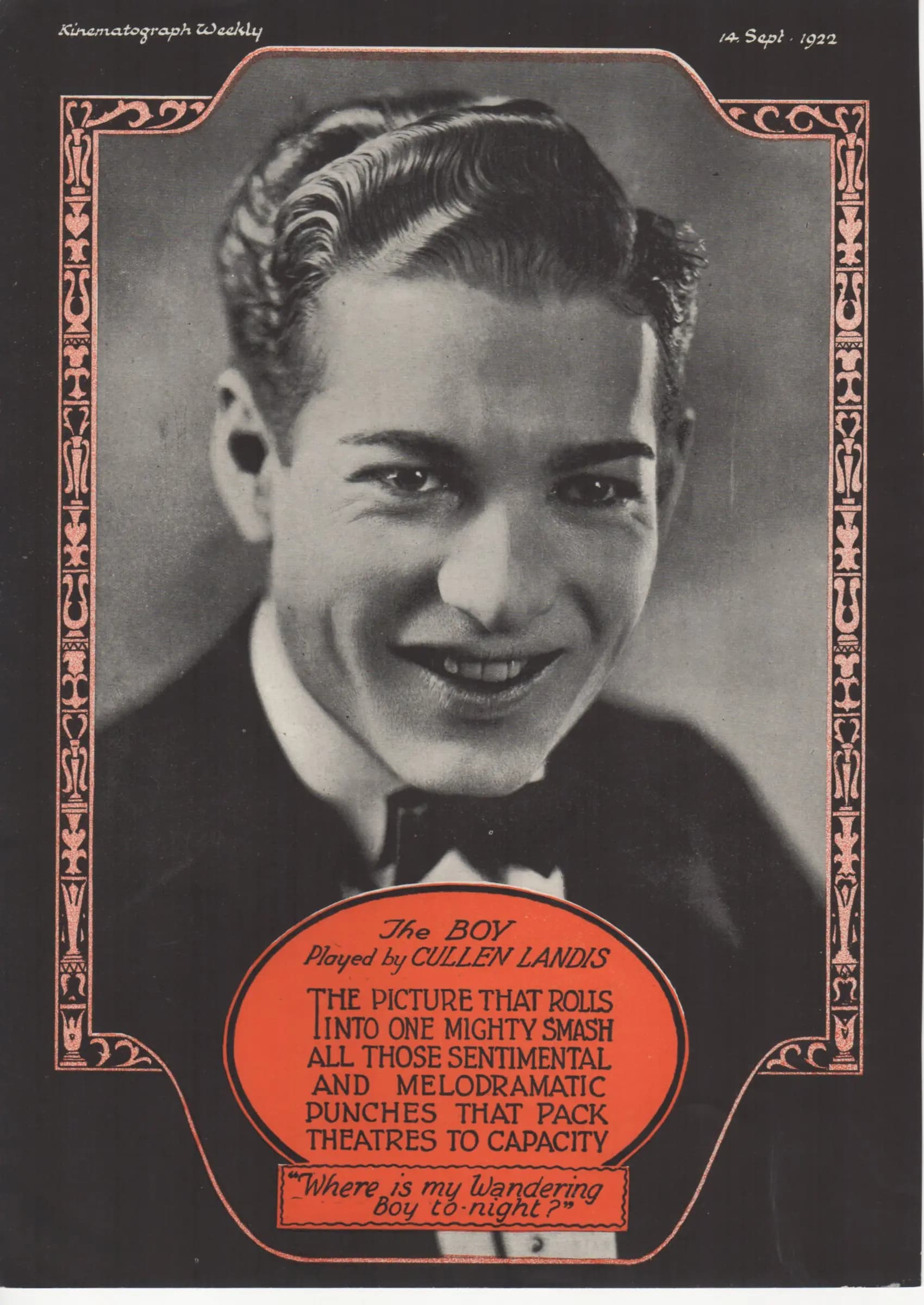 Where's My Wandering Boy Tonight?