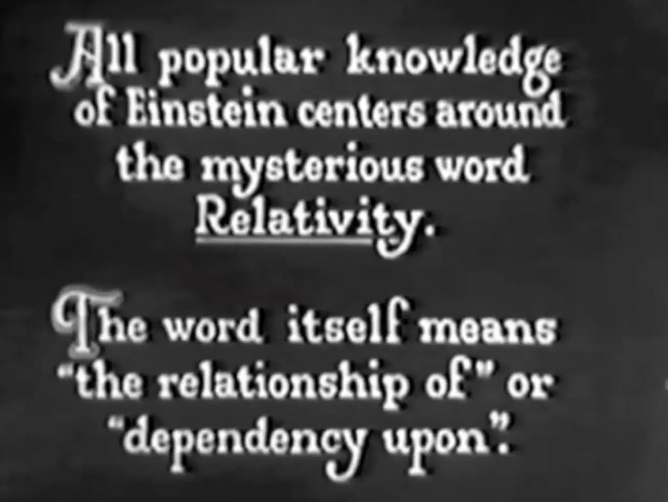 The Einstein Theory of Relativity photo