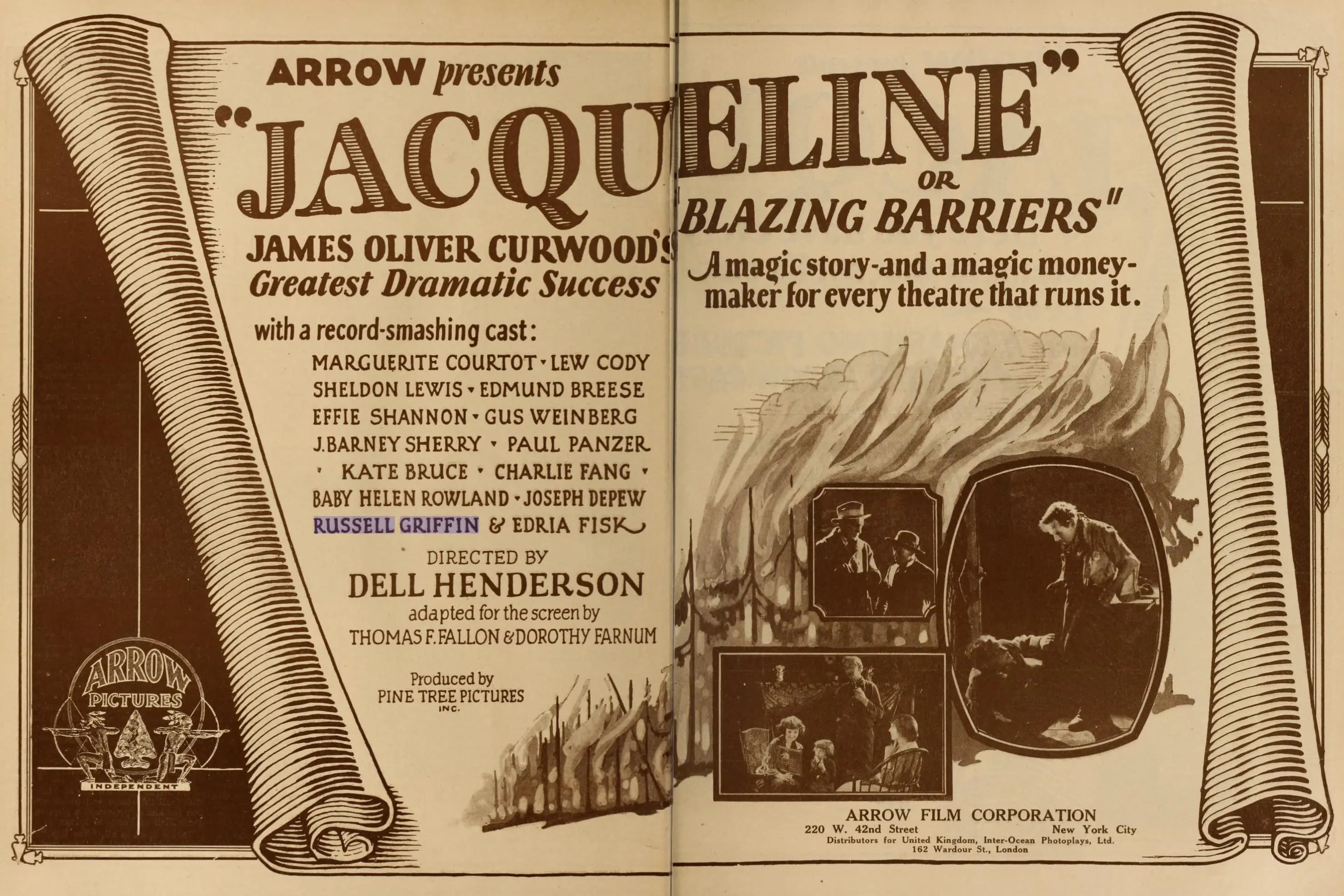 Jacqueline, or Blazing Barriers photo