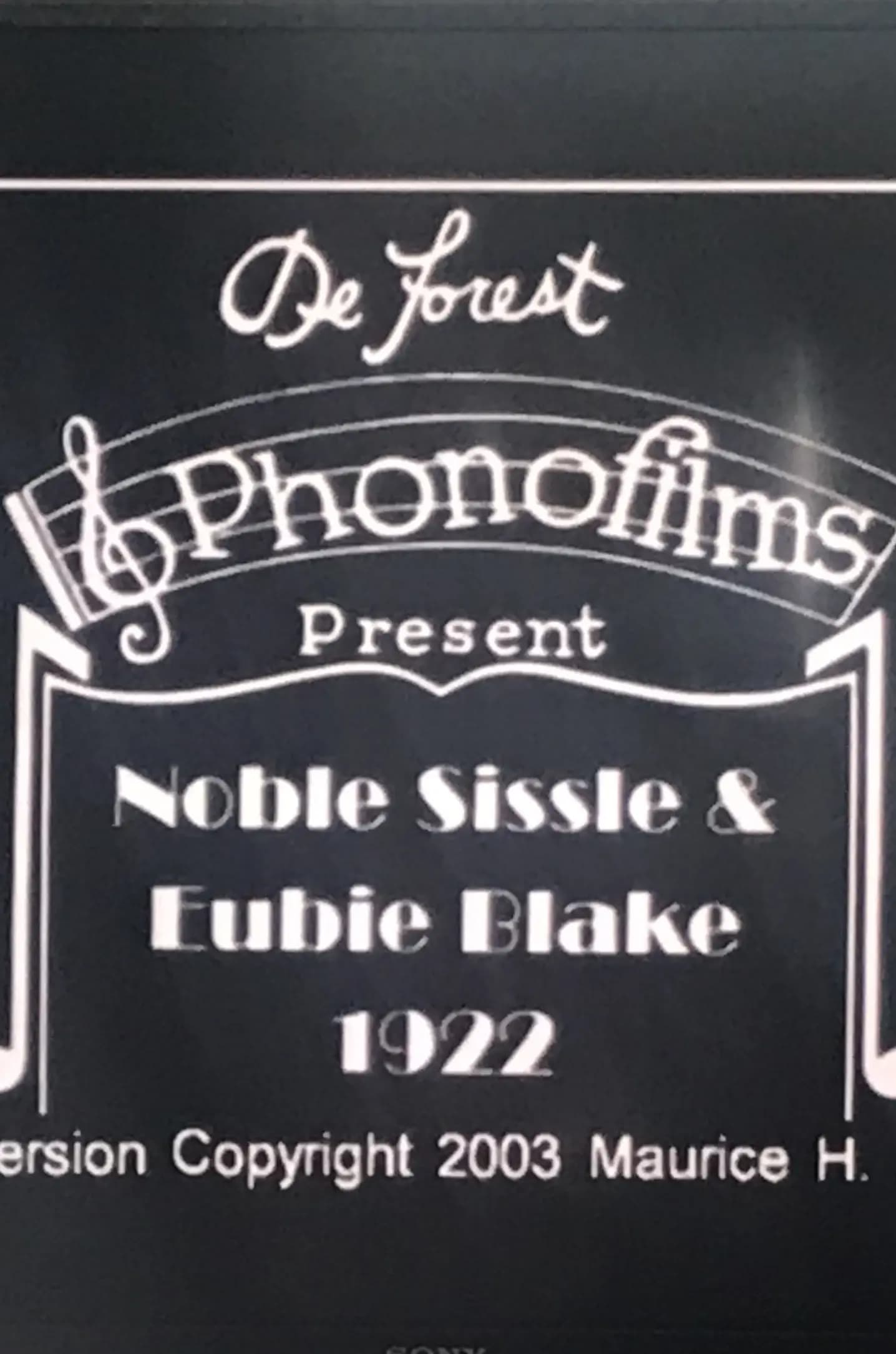 Noble Sissle and Eubie Blake Sing Snappy Songs