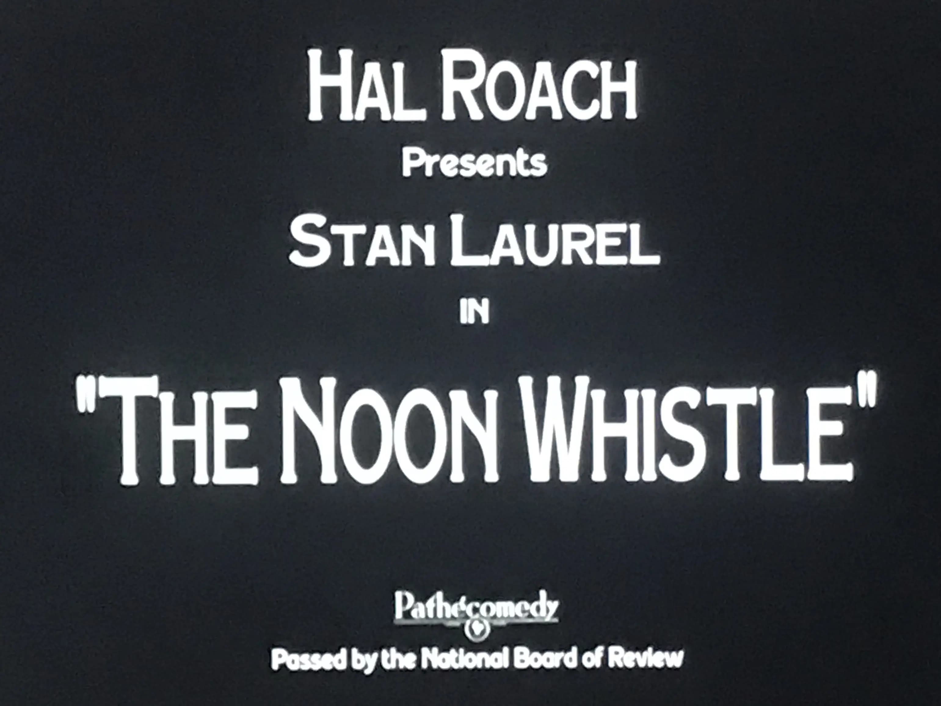 The Noon Whistle