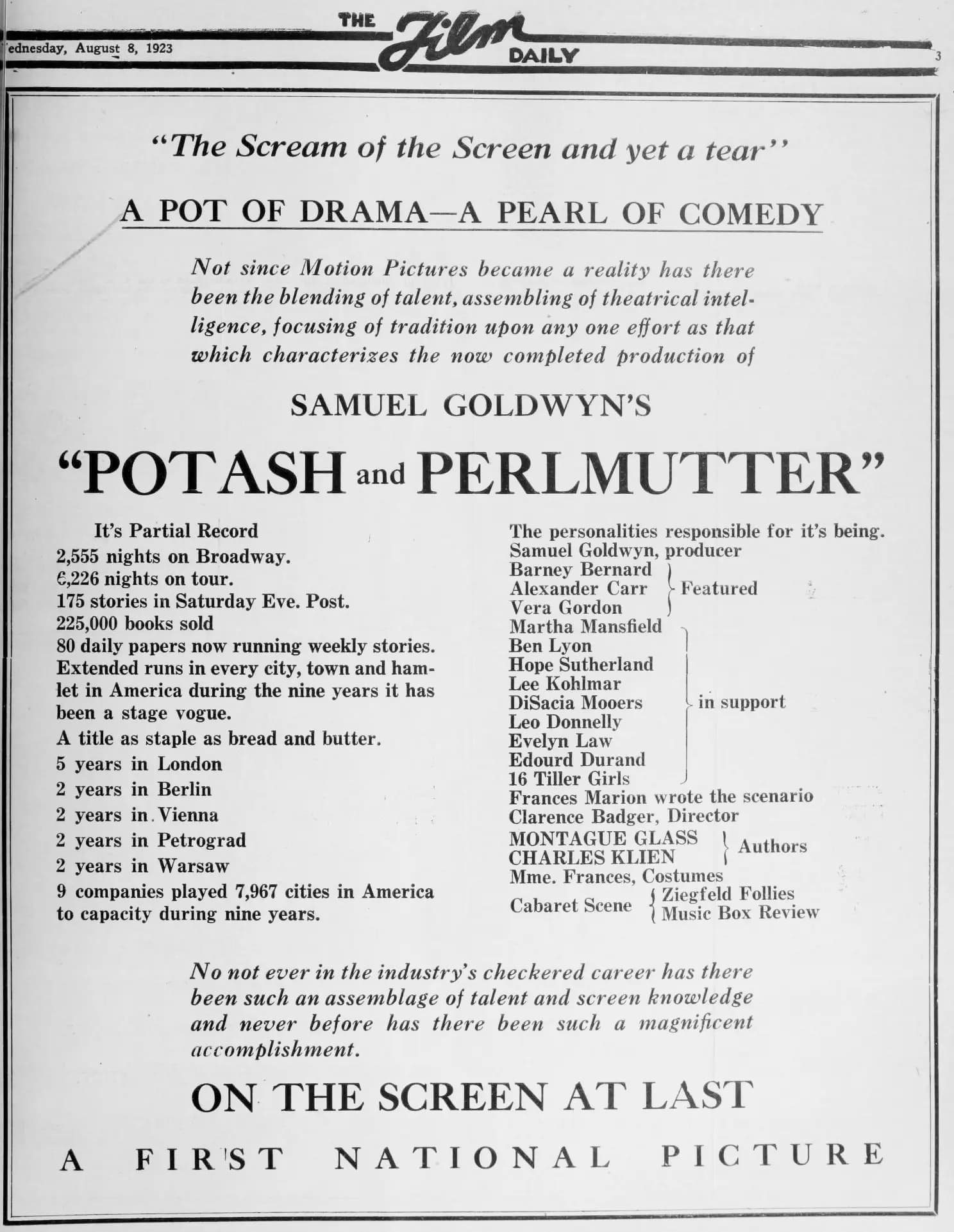 Potash and Perlmutter