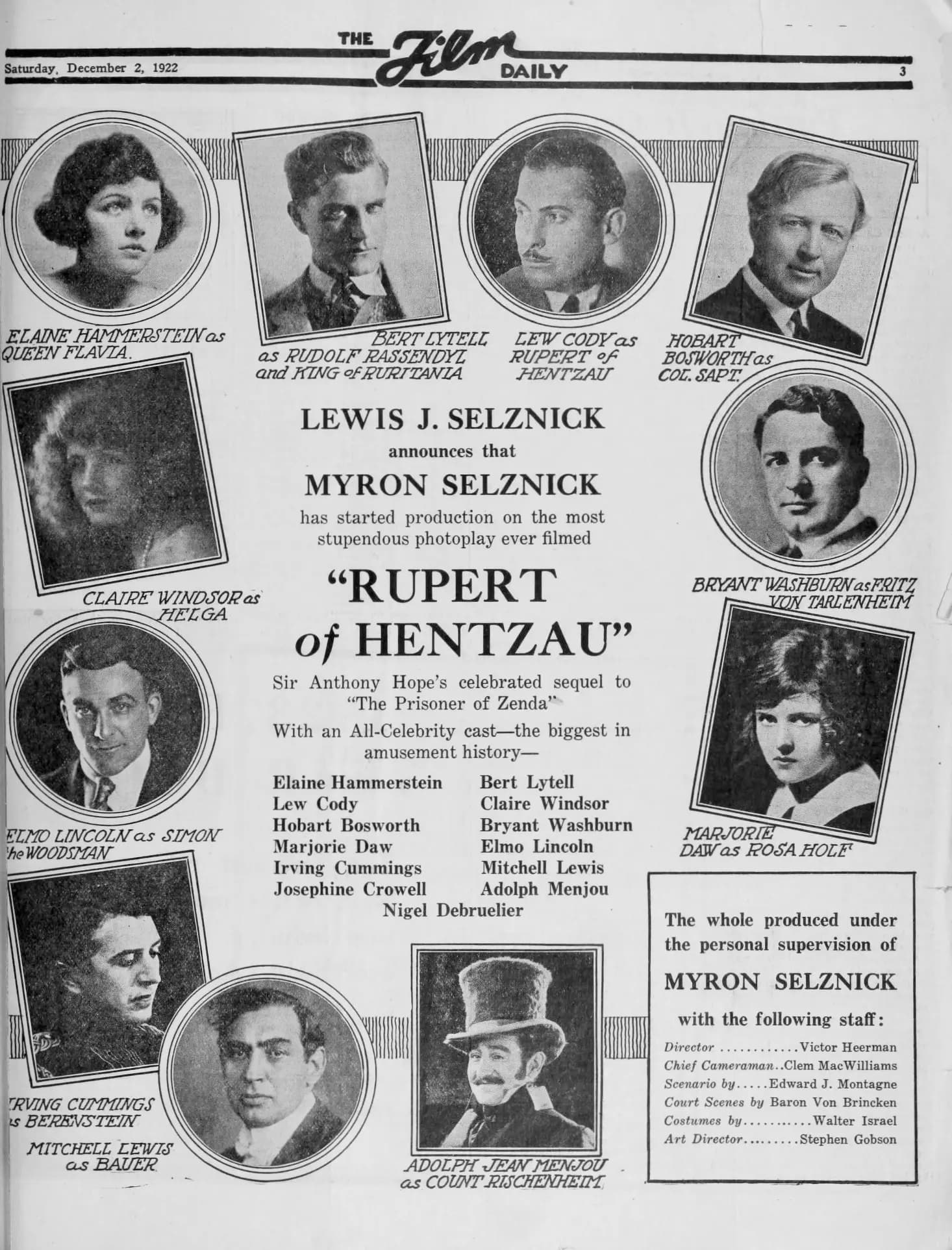 Rupert of Hentzau photo