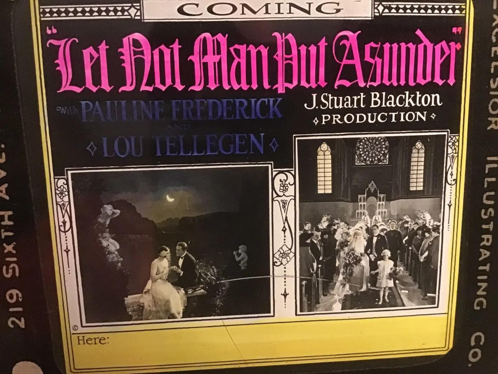 Let Not Man Put Asunder