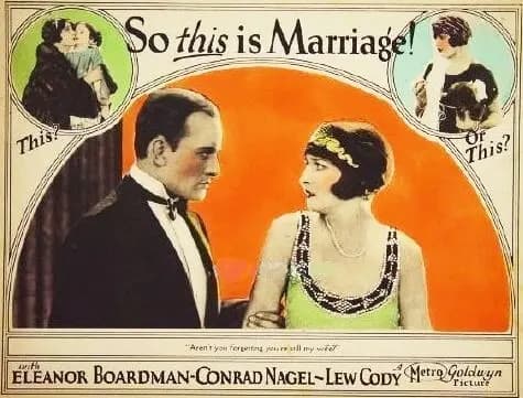 So This Is Marriage?