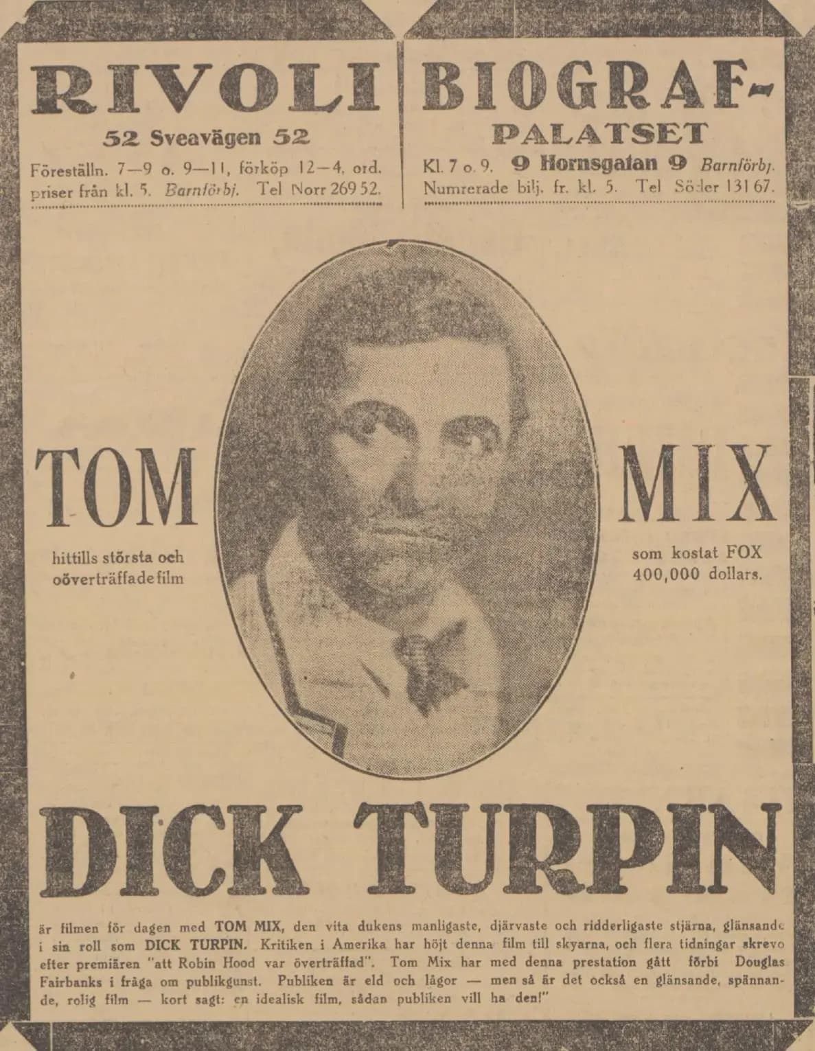 Dick Turpin photo