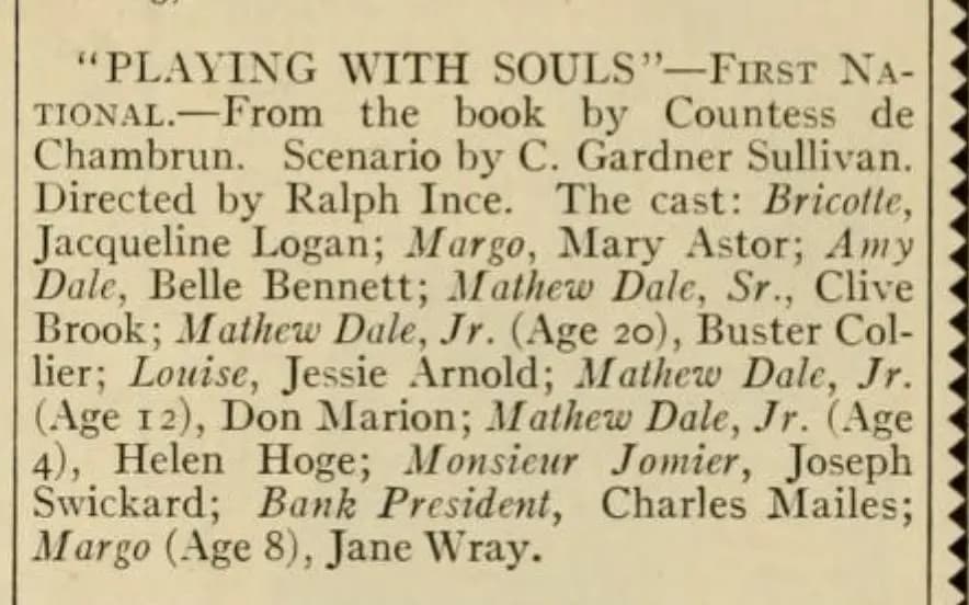 Playing with Souls