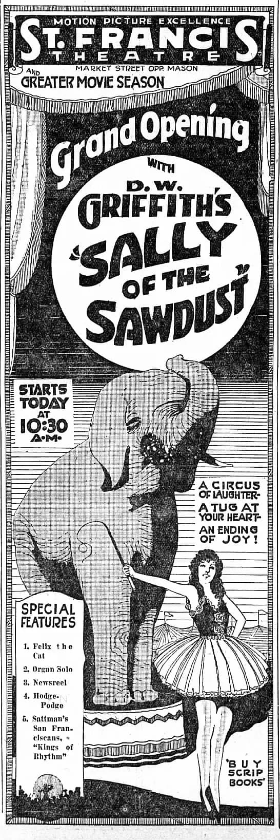 Sally of the Sawdust photo