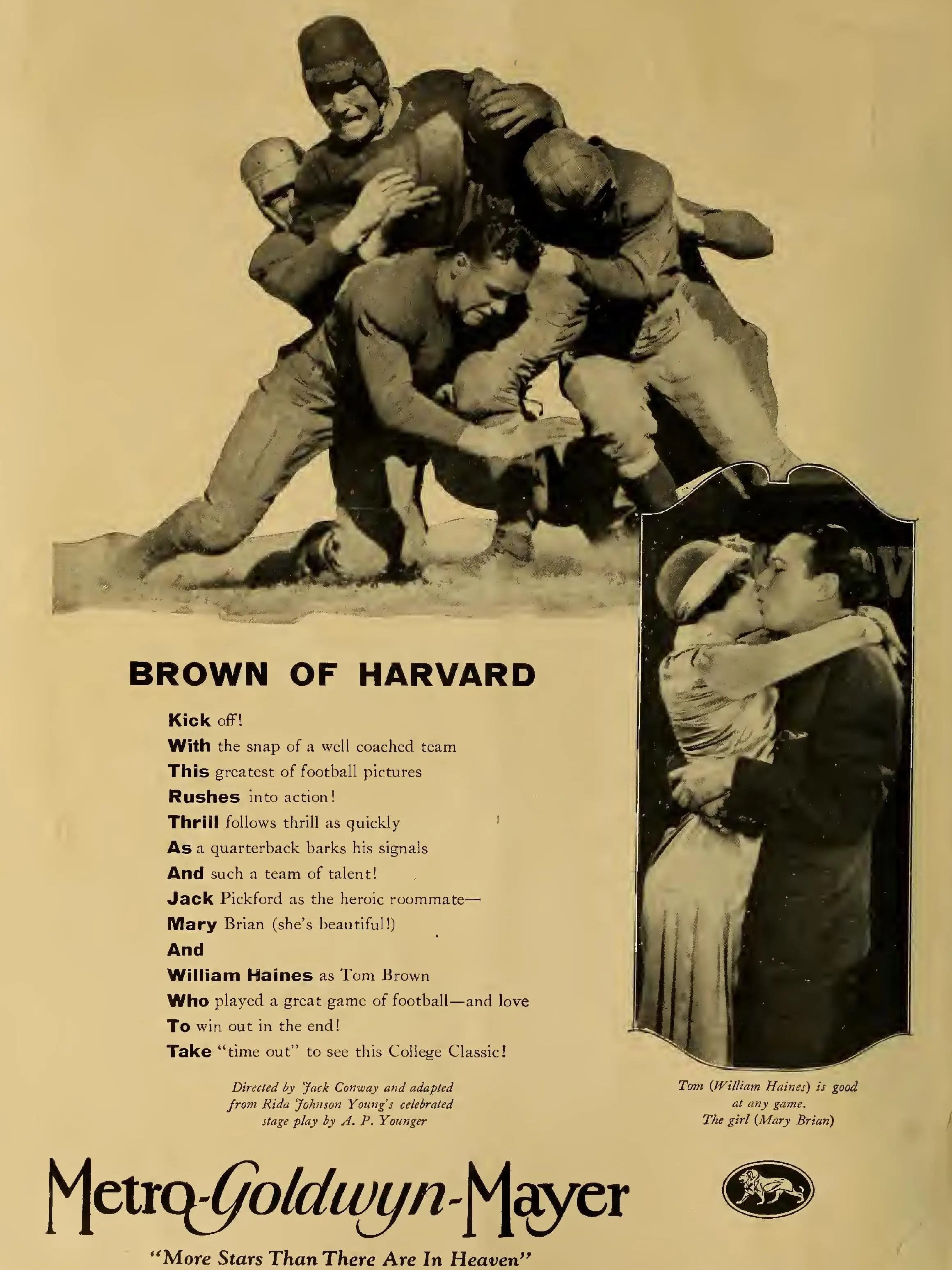 Brown of Harvard photo