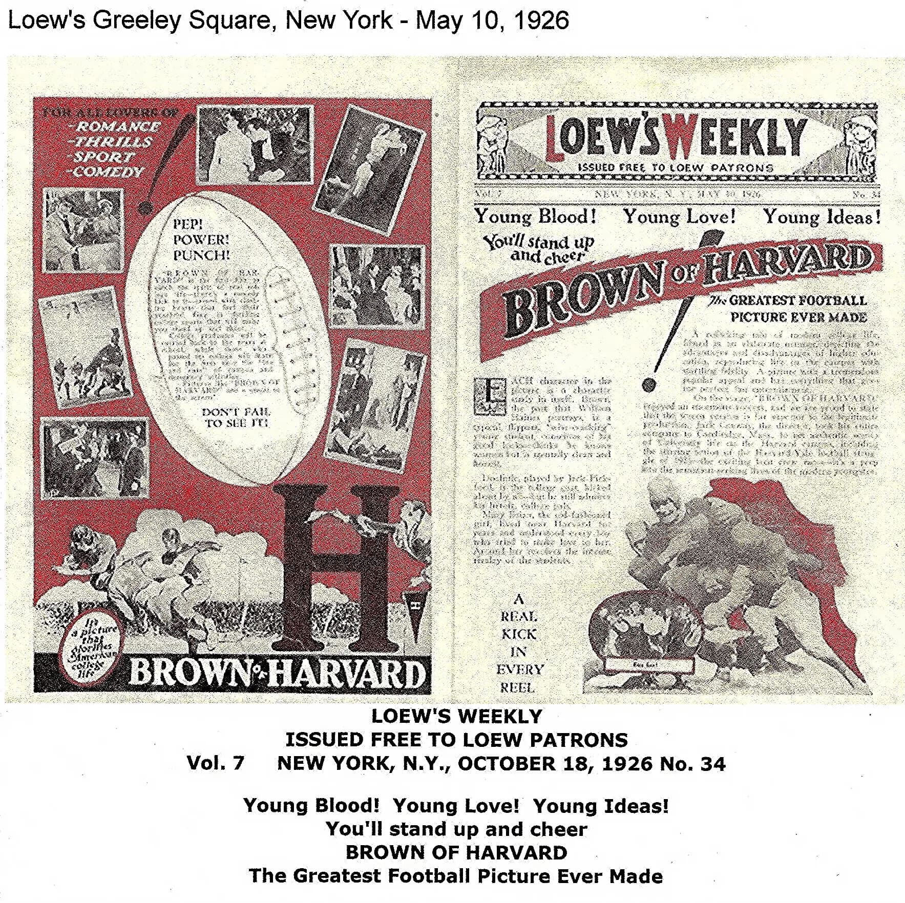 Brown of Harvard photo