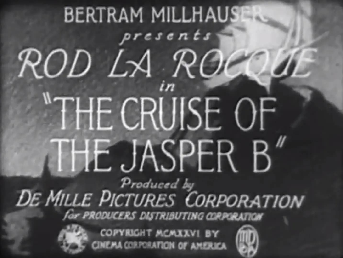 The Cruise of the Jasper B photo
