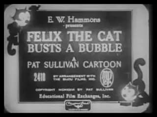 Felix the Cat Busts a Bubble