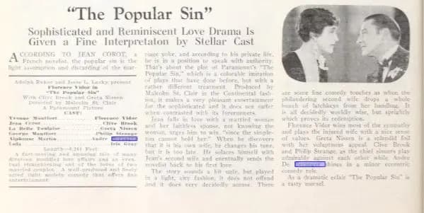 The Popular Sin photo