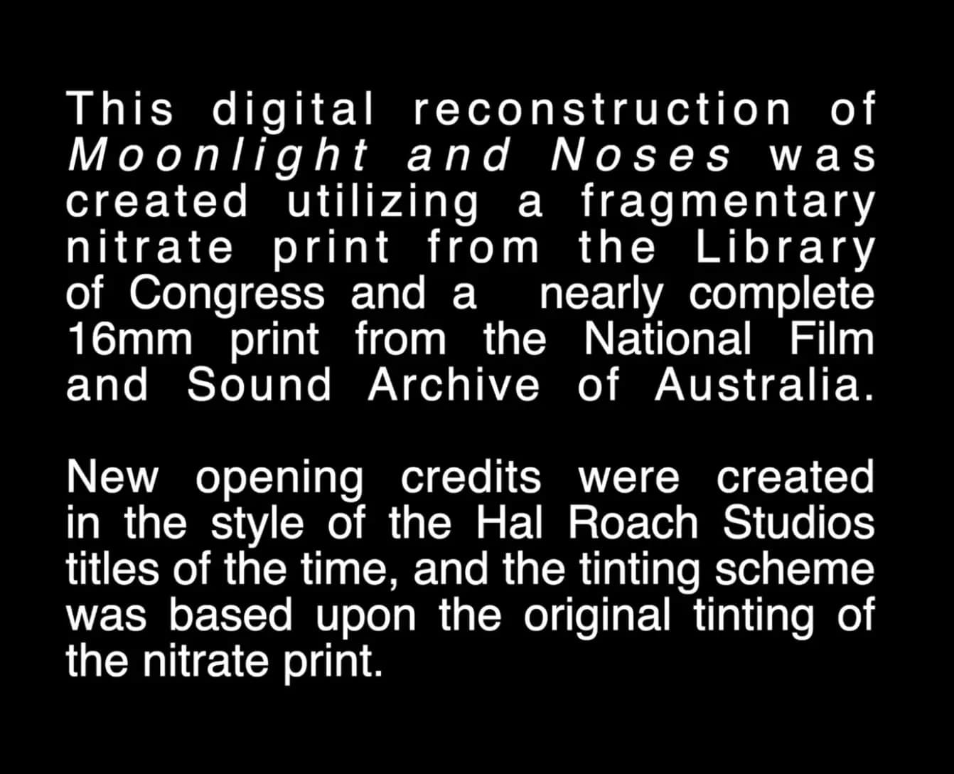 Moonlight and Noses photo