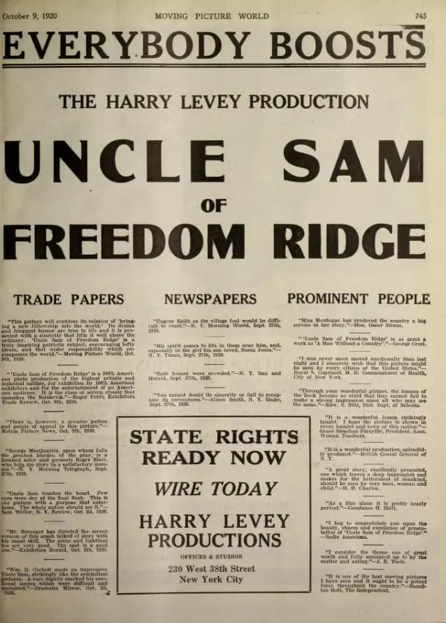 Uncle Sam of Freedom Ridge