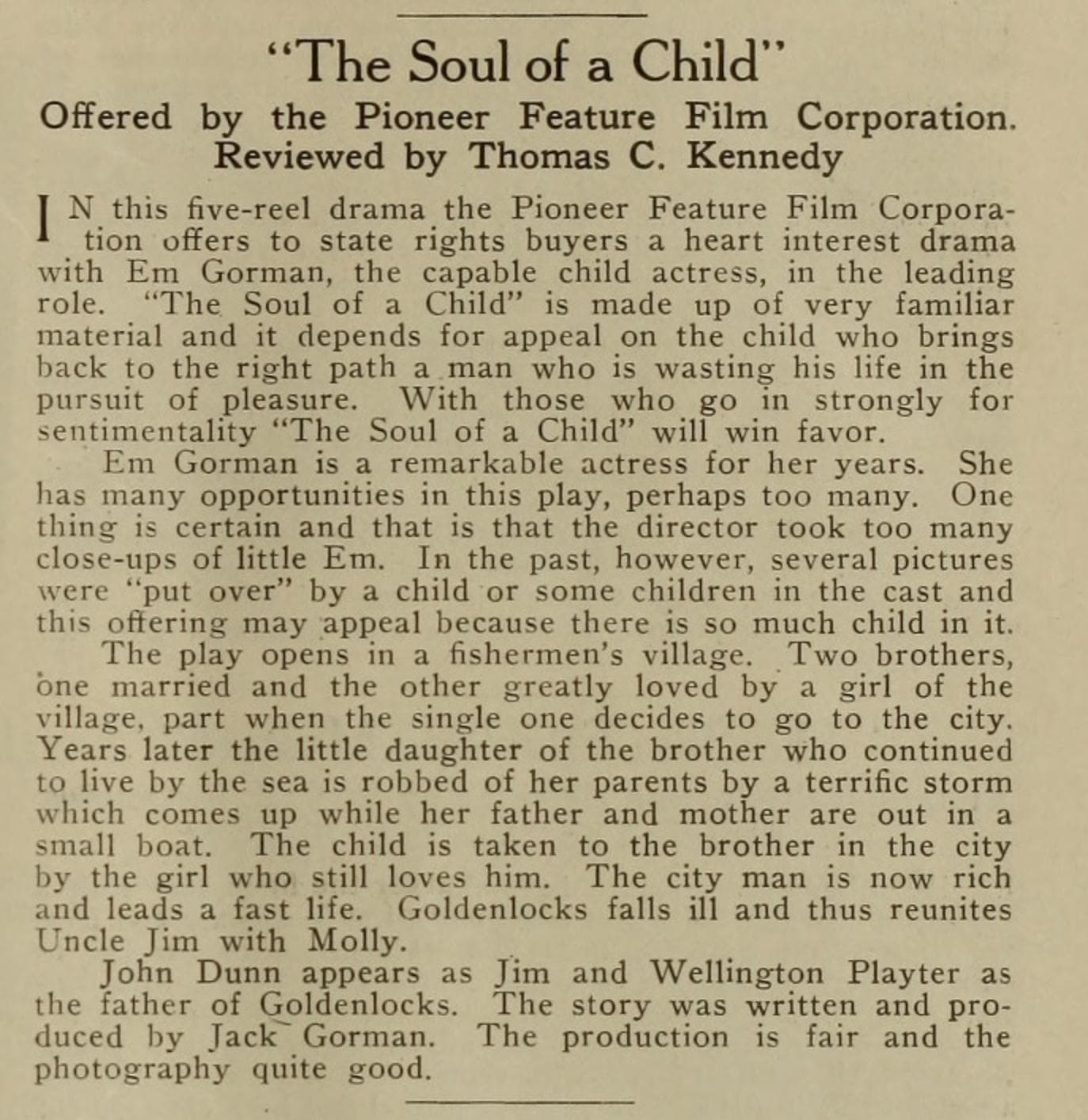 The Soul of a Child