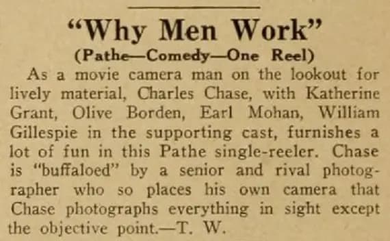 Why Men Work