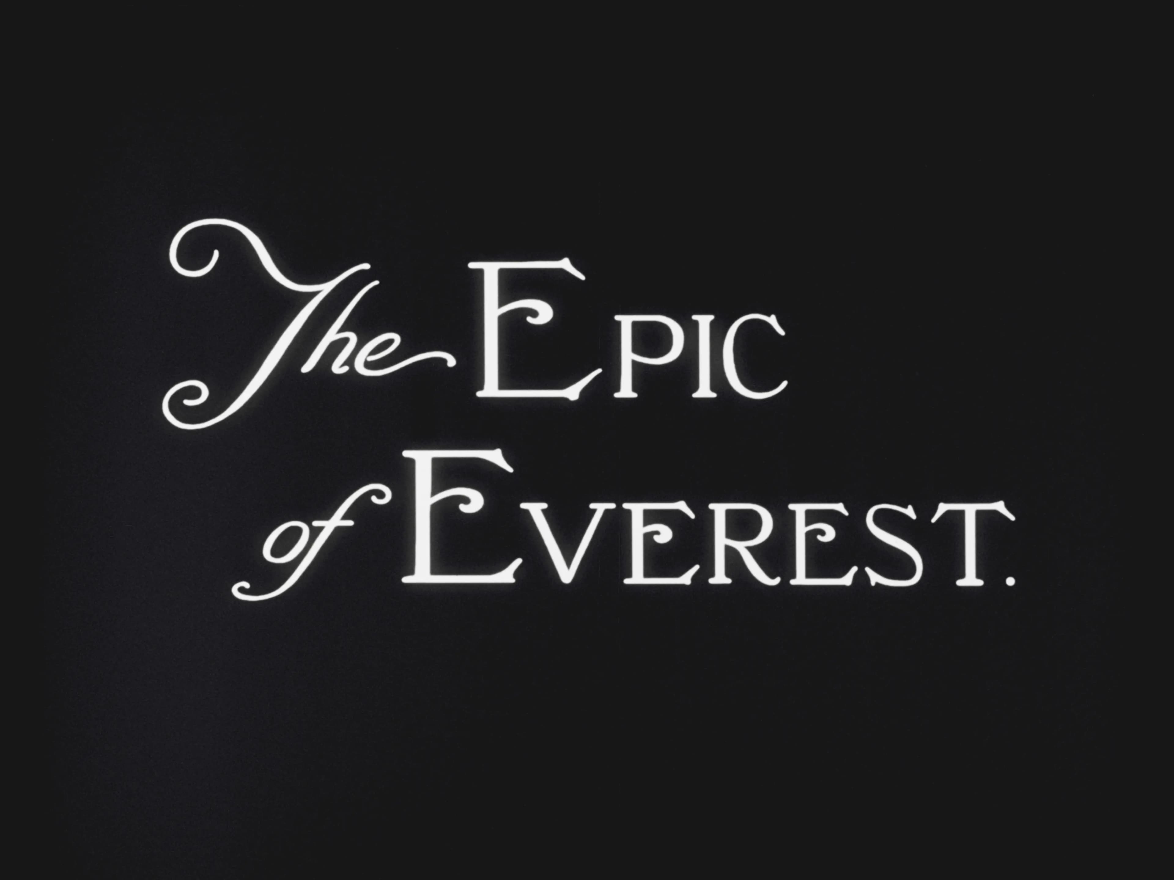 The Epic of Everest photo