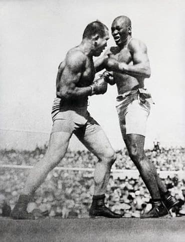 Jeffries-Johnson World's Championship Boxing Contest, Held at Reno, Nevada, July 4, 1910 photo