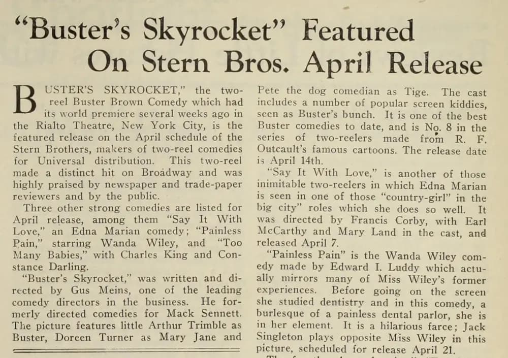 Buster's Skyrocket