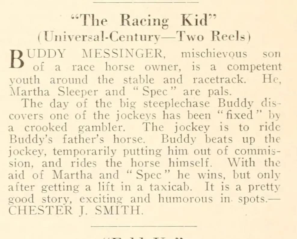The Racing Kid