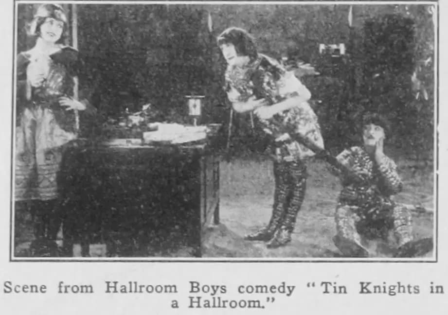 Tin Knights in a Hallroom