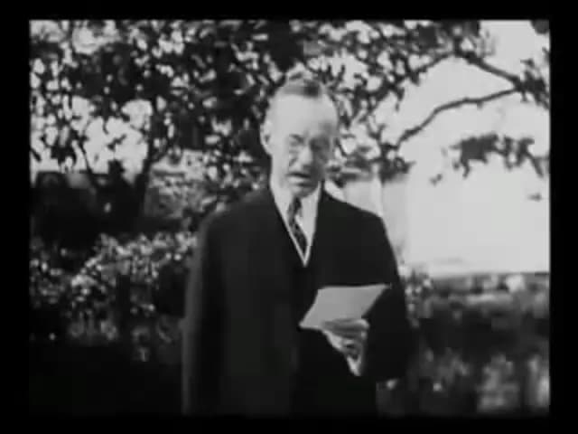 President Coolidge, Taken on the White House Grounds