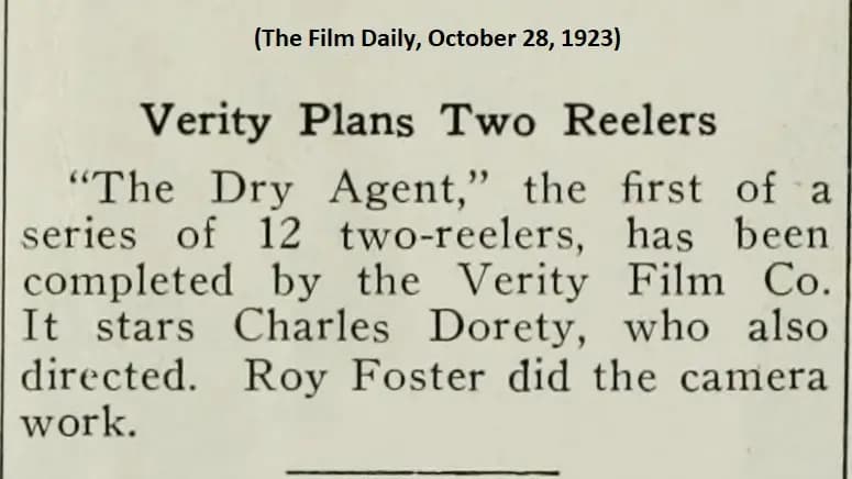 The Dry Agent