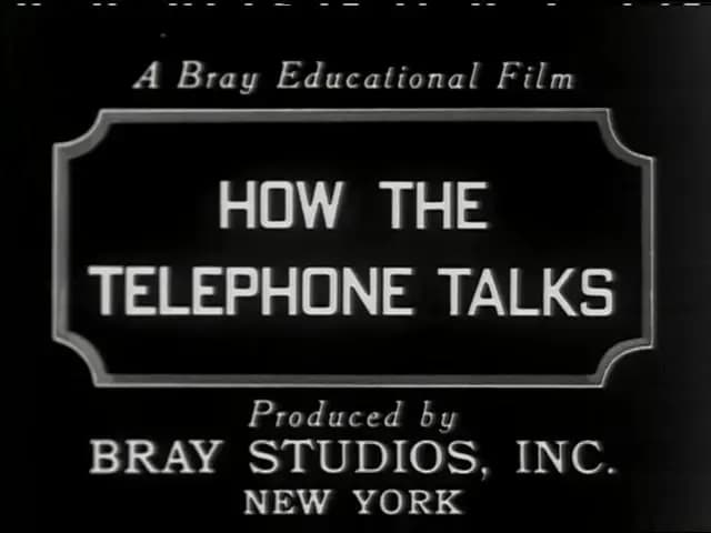 How the Telephone Talks