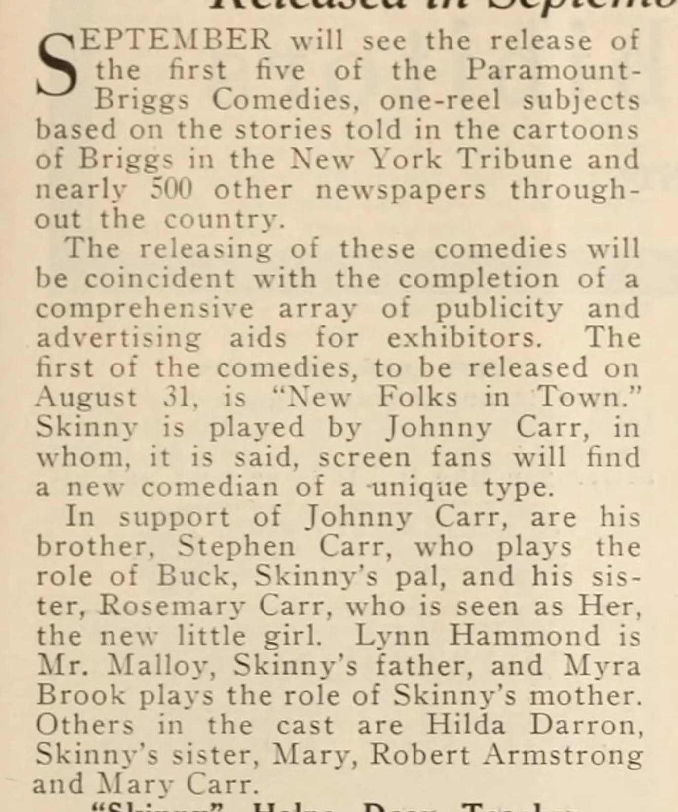 New Folks in Town photo