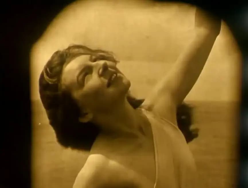 Nude Woman by Waterfall photo