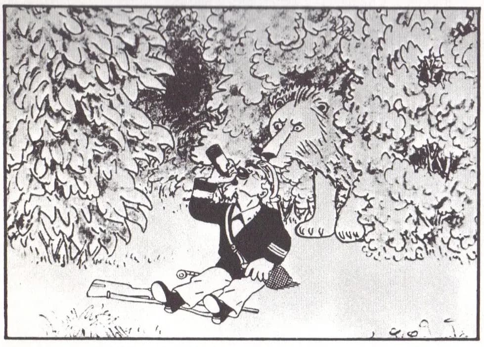 Kapten Grogg bland vilda djur