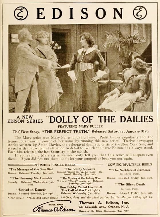 The Active Life of Dolly of the Dailies poster – Cult Cinema